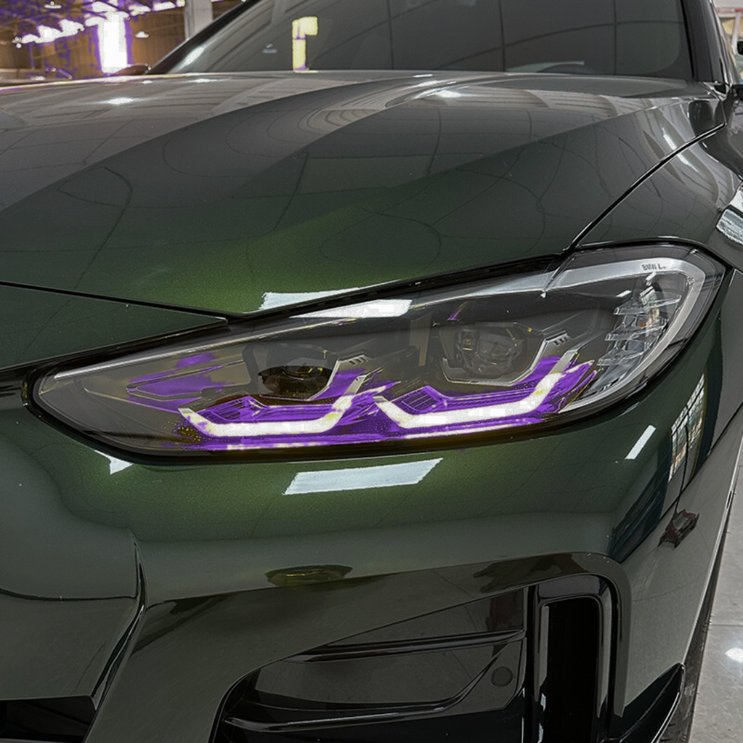 BMW G22 4 Series with RGB DRL kit