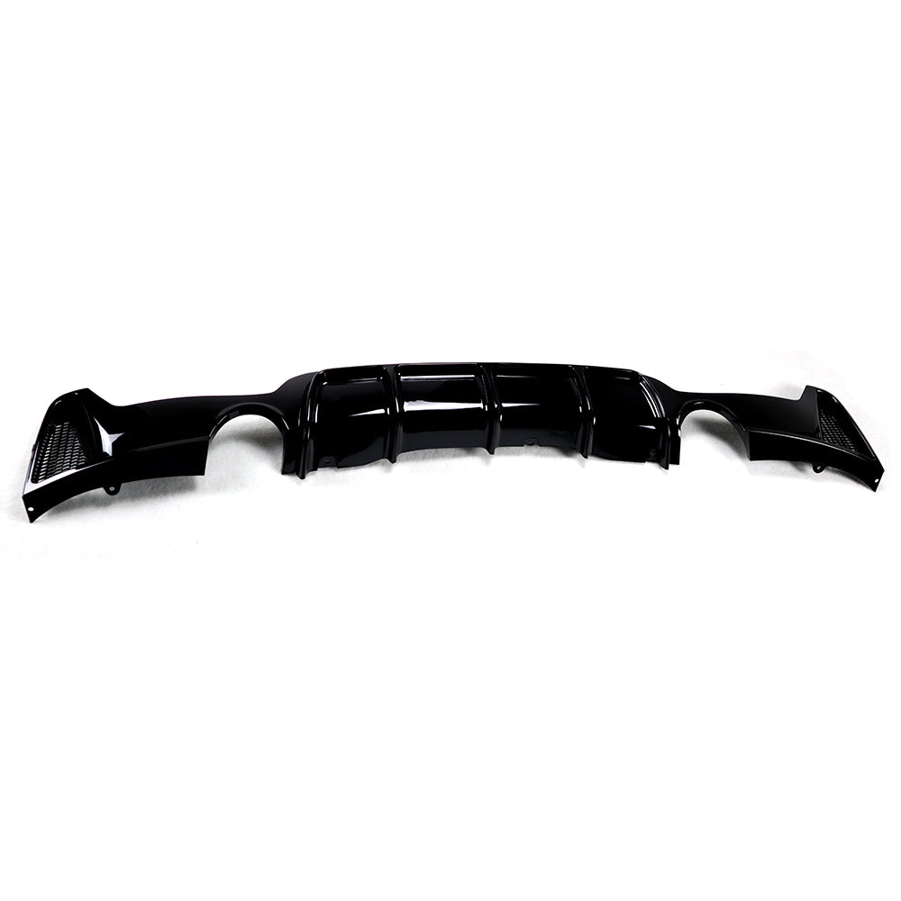 BMW MP Style Rear Diffuser Dual Gloss Black F32/F33/F36 2013 - 2020
