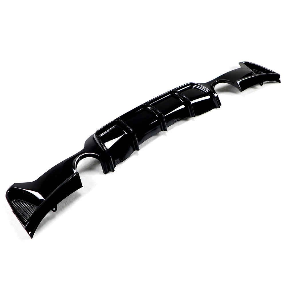 BMW MP Style Rear Diffuser Dual Gloss Black F32/F33/F36 2013 - 2020