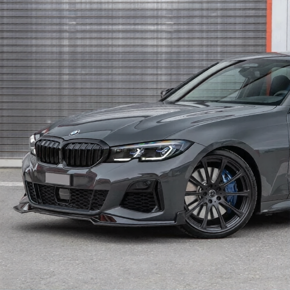 BMW G20 MP Style Front Lip Gloss Black 2019 - 2022