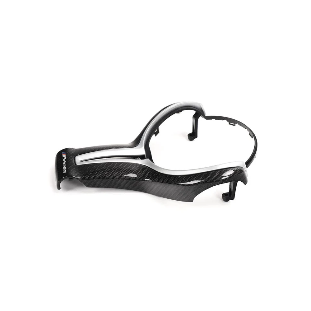 BMW M Performance Style Carbon Fibre Steering Wheel Trim - F Series