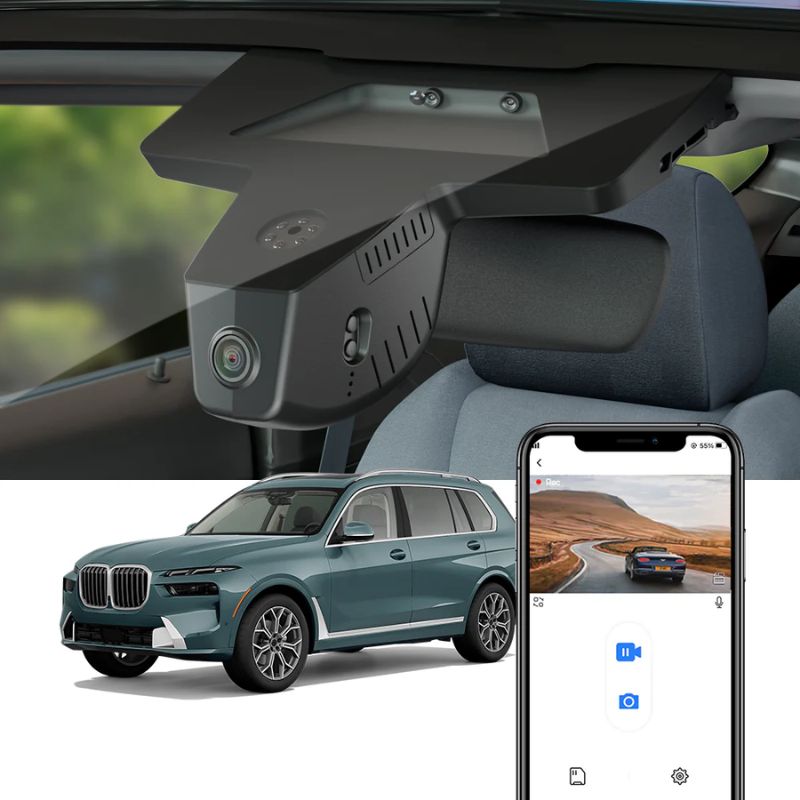 INTEGRATED 4K DASH CAM FOR BMW G07 X7 / G05 X5 / G20 3 SERIES