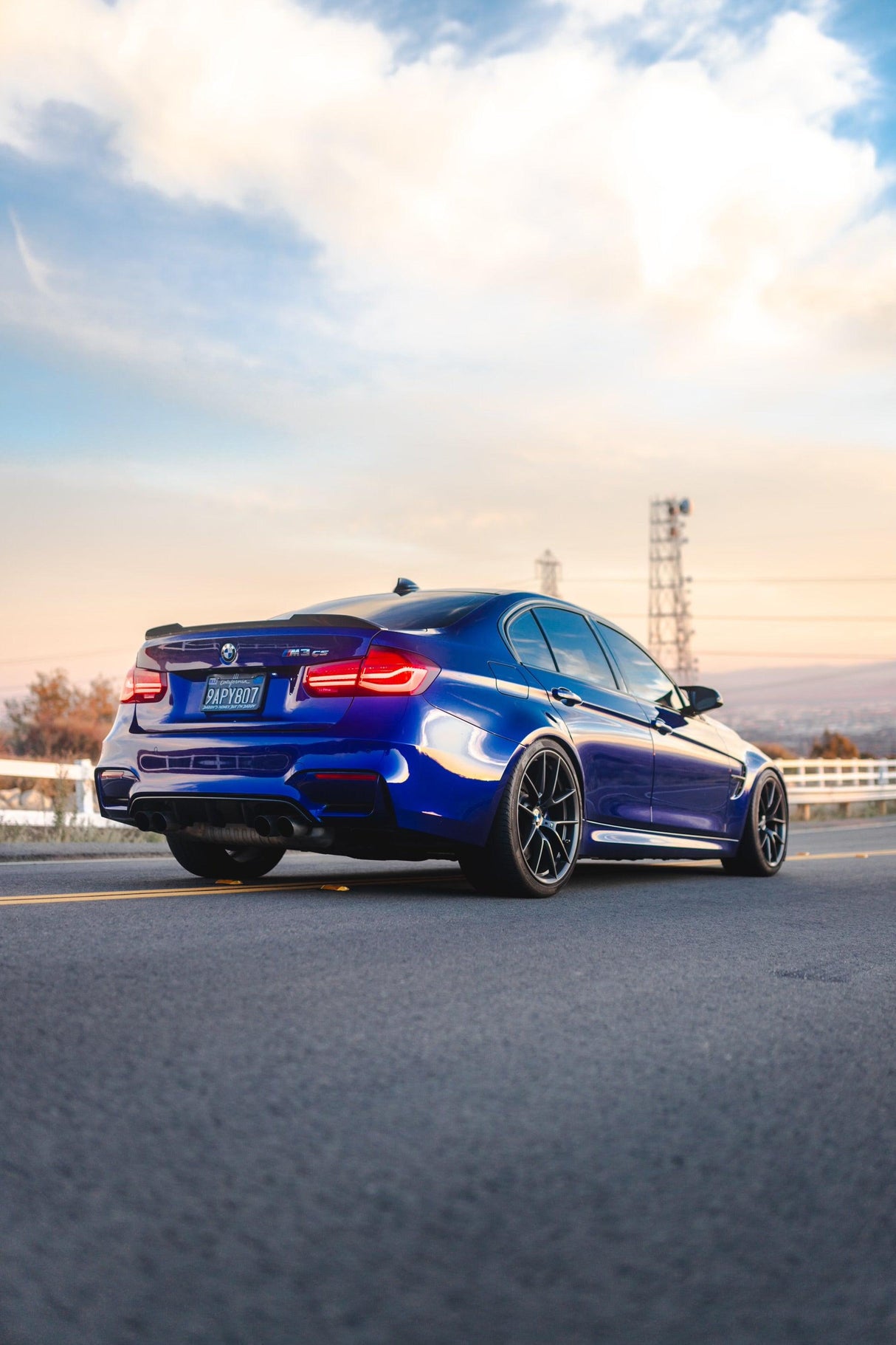 BMW CS Carbon Fibre Trunk Spoiler F80 M3 / F30 3 Series 2012-2019