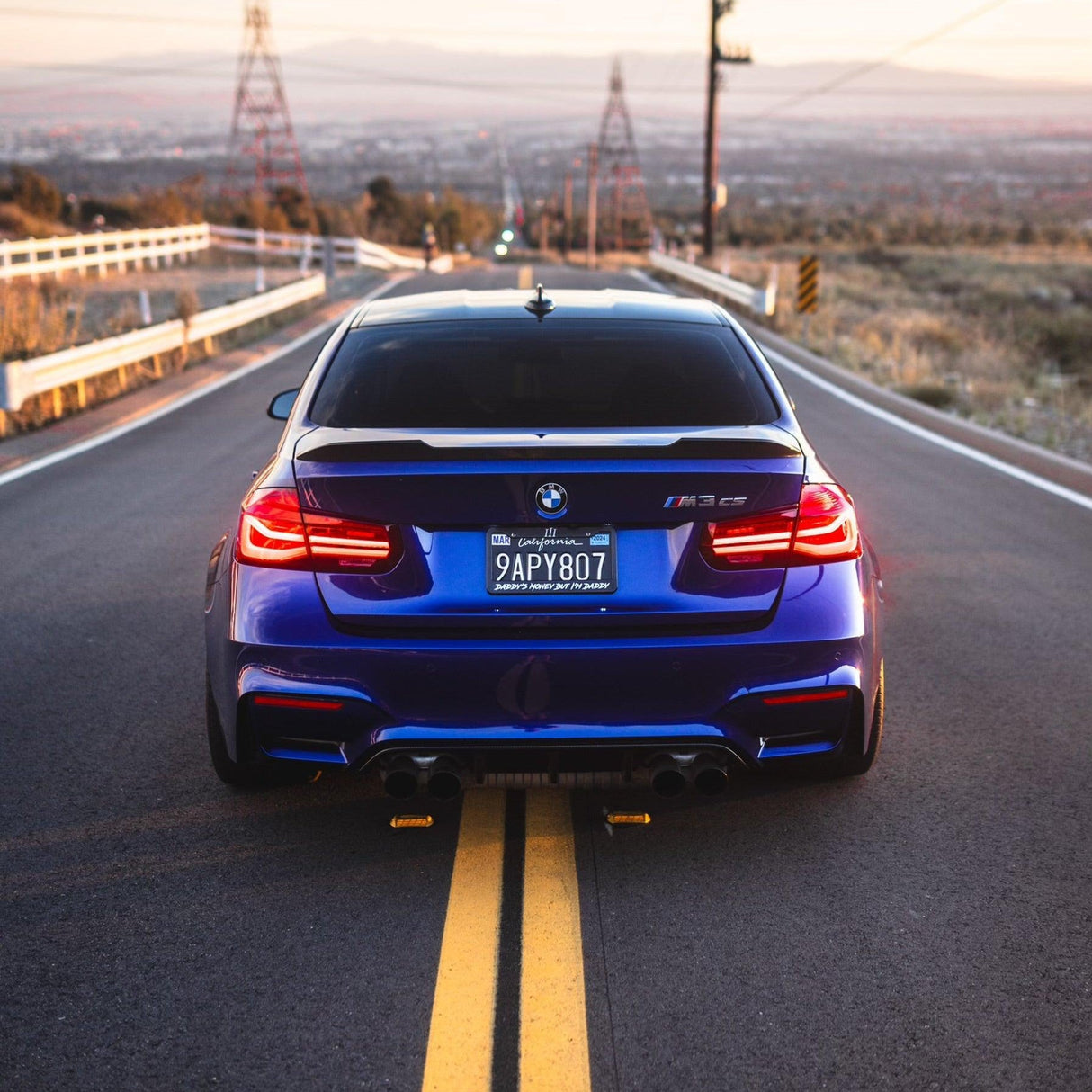 BMW CS Carbon Fibre Trunk Spoiler F80 M3 / F30 3 Series 2012-2019