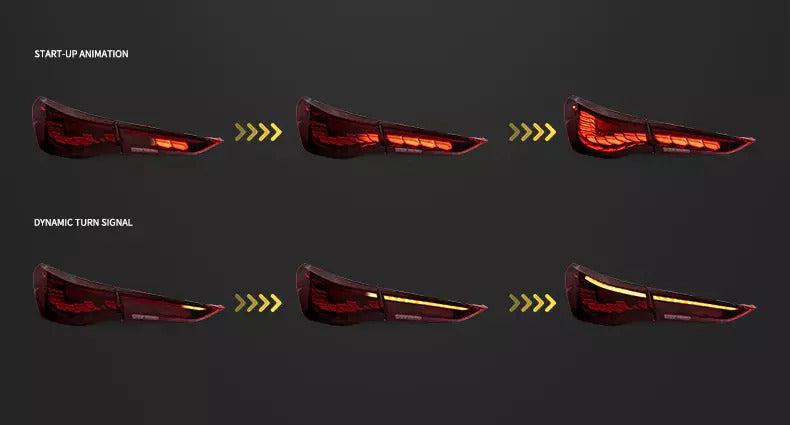 BMW GTS OLED Taillights G82 G83 M4 / G22 G23 G26 4 Series 2021+