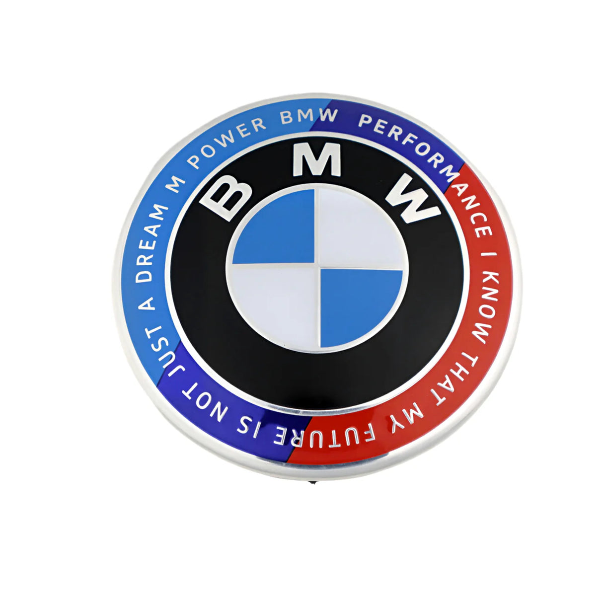 BMW 50TH Emblem Badge - Blue & Red