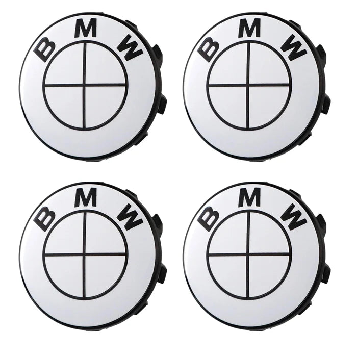 BMW White Emblem Badge