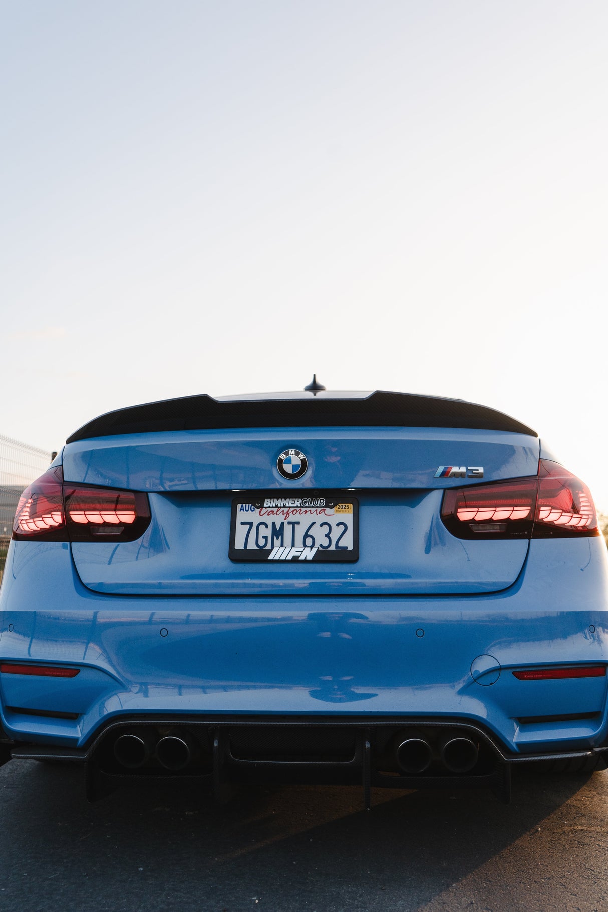 BMW PSM High Kick Carbon Fibre Trunk Spoiler F80 M3 / F30 3 Series 2012-2019