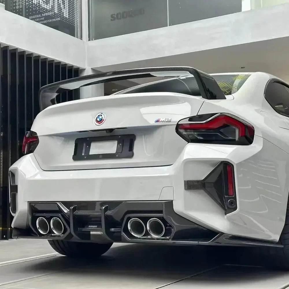 BMW SQ Style Carbon Fibre Rear Diffuser G87 M2 2023+