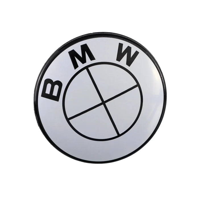 BMW White Emblem Badge
