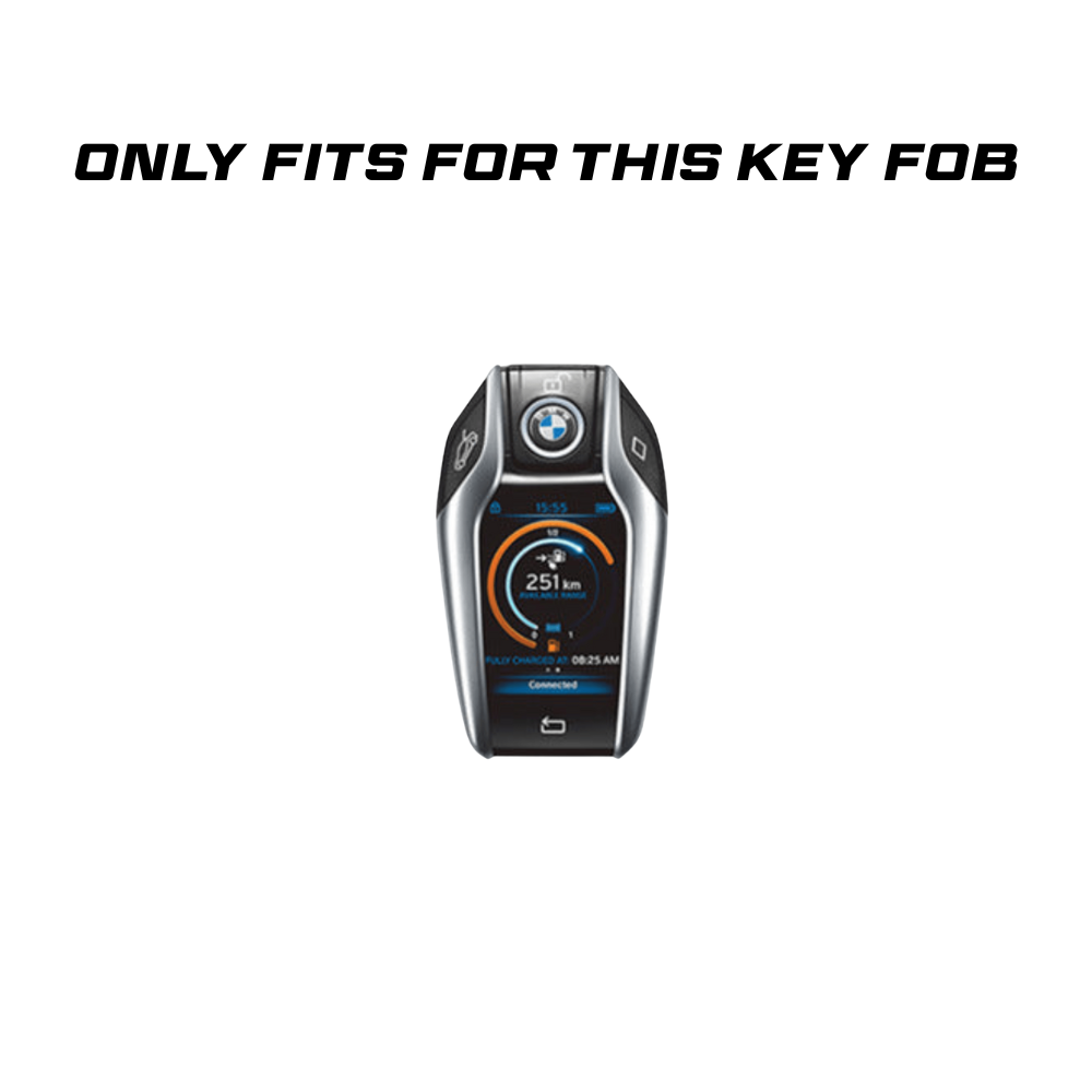 BMW Alcantara Key Cover BMW Lcd Key Fob 5 7 Series X5 X6 X7 Key Fob Protection