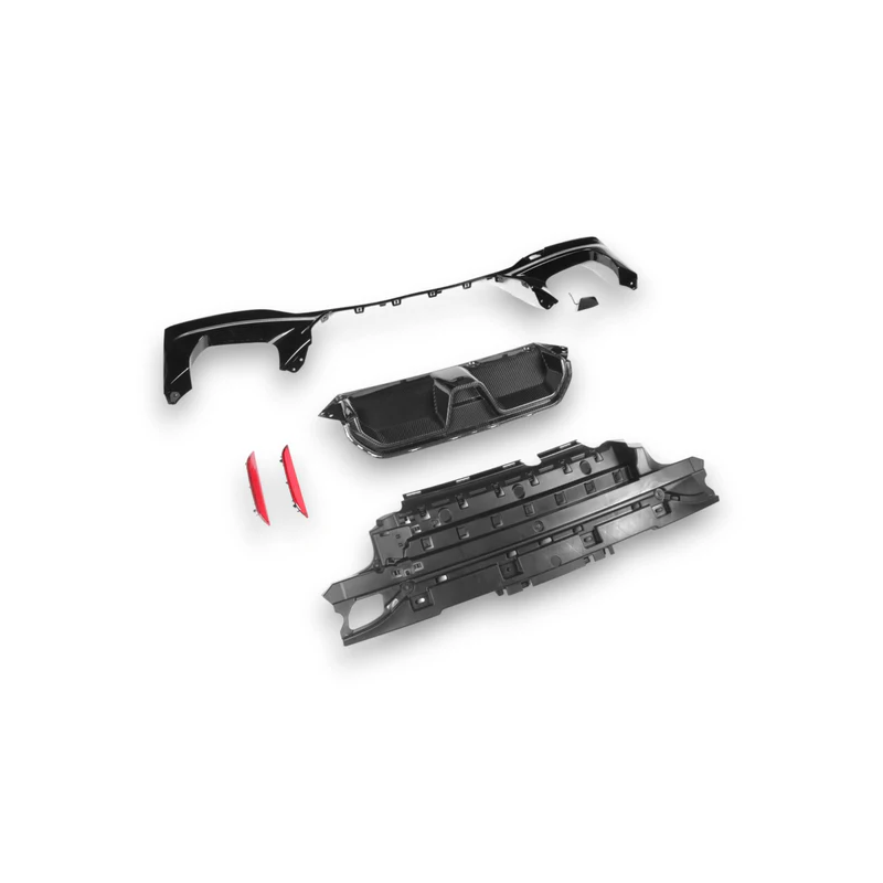 BMW CS Trim Carbon Fibre Rear Diffuser G30 5 Series 2017-2023