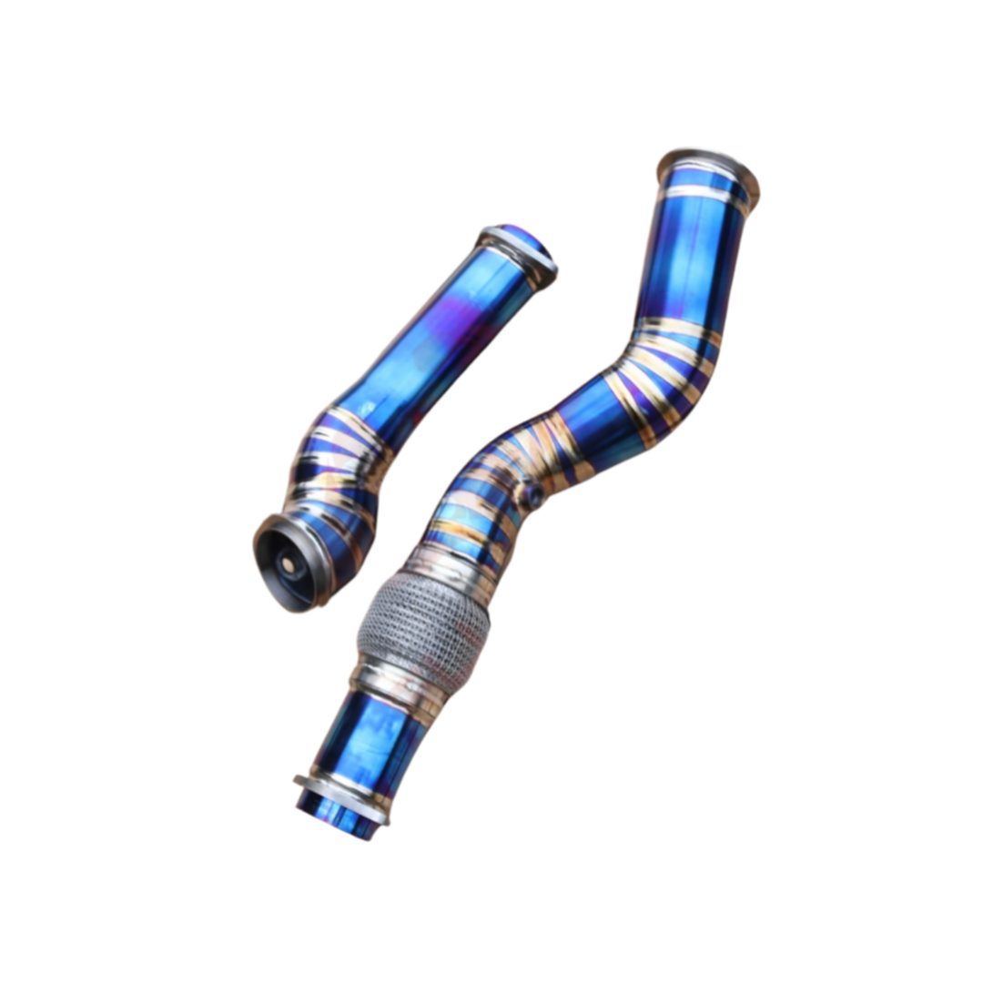 G8X M2/M3/M4 S58 Titanium Catless Downpipes