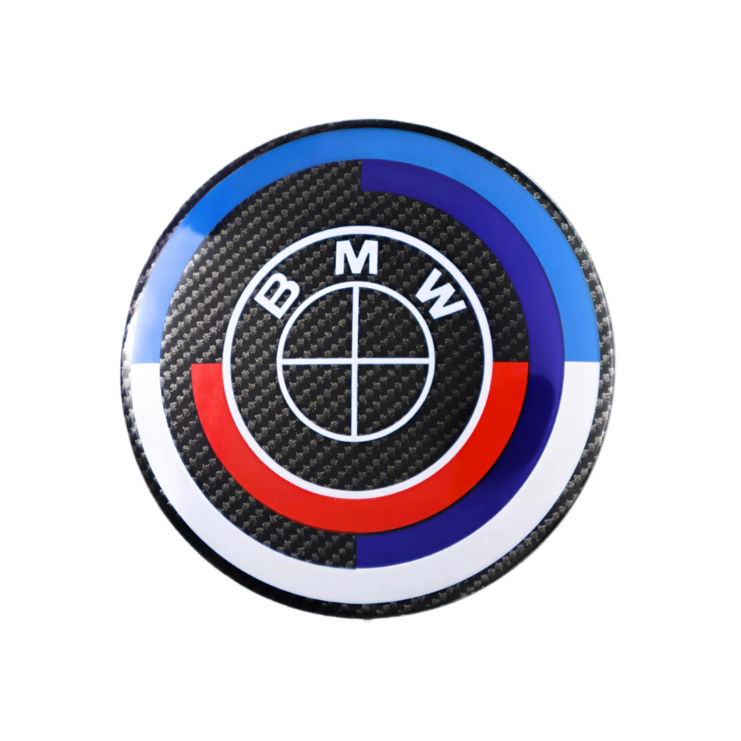 BMW Carbon Fibre 50TH Anniversary Emblem Badge