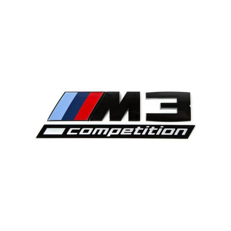 BMW Gloss Black Trunk Emblem G80 F80 M3 Competition 2014+