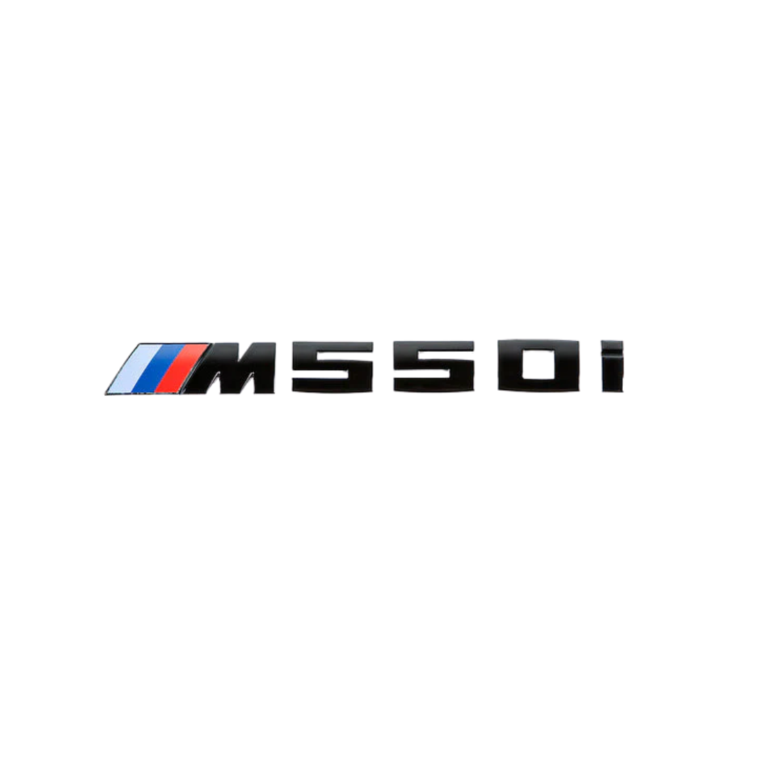 BMW Gloss Black Trunk Emblem G30 M550I 2017-2023