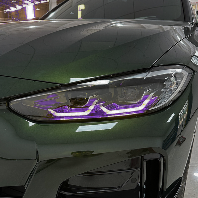 BMW G22 4 Series with RGB DRL kit
