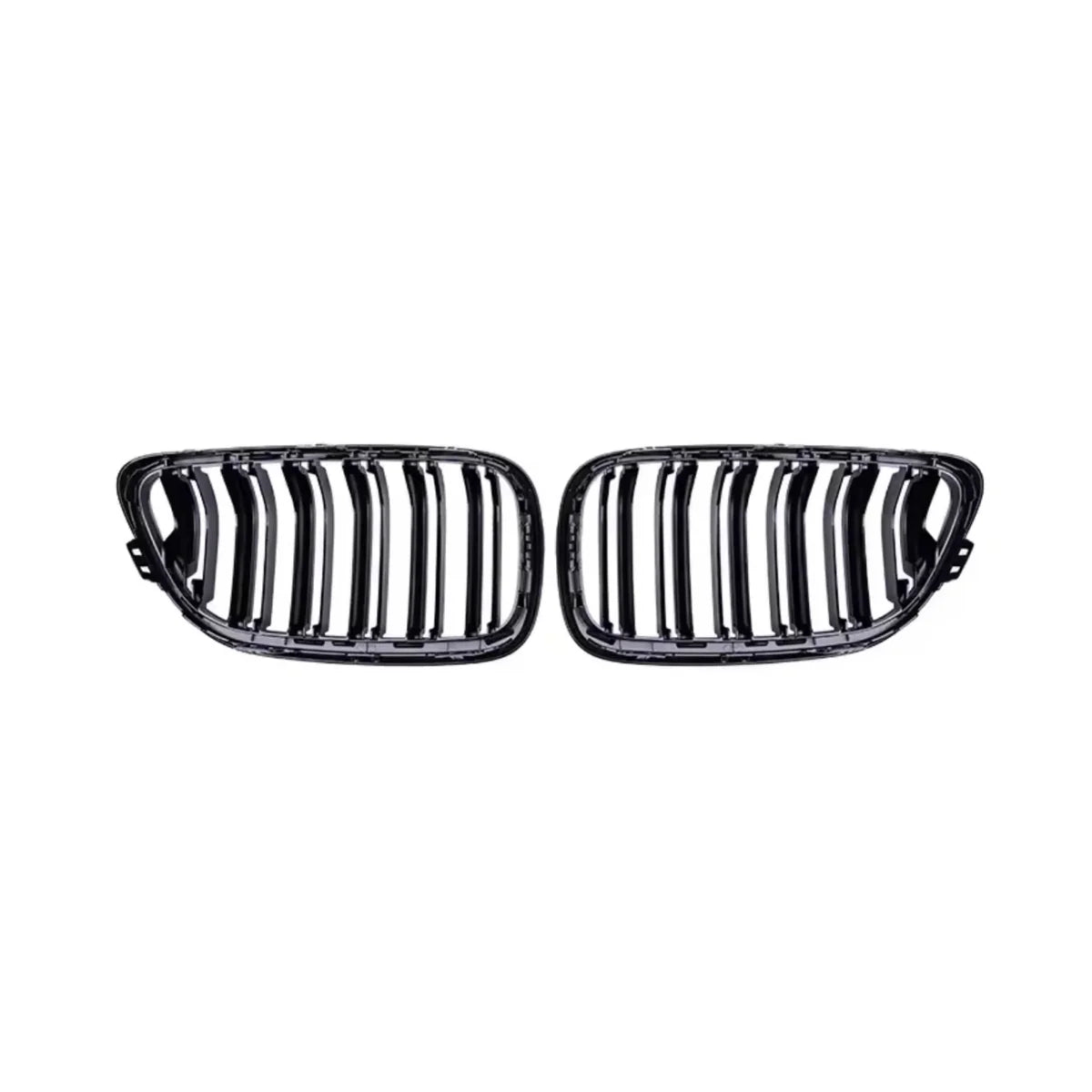BMW F22/F23 Dual Slat Front Grilles Gloss Black 2014 - 2019