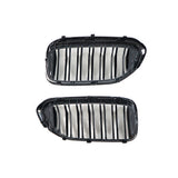 BMW G30 Dual Slat Front Grilles Gloss Black 2017 - 2020