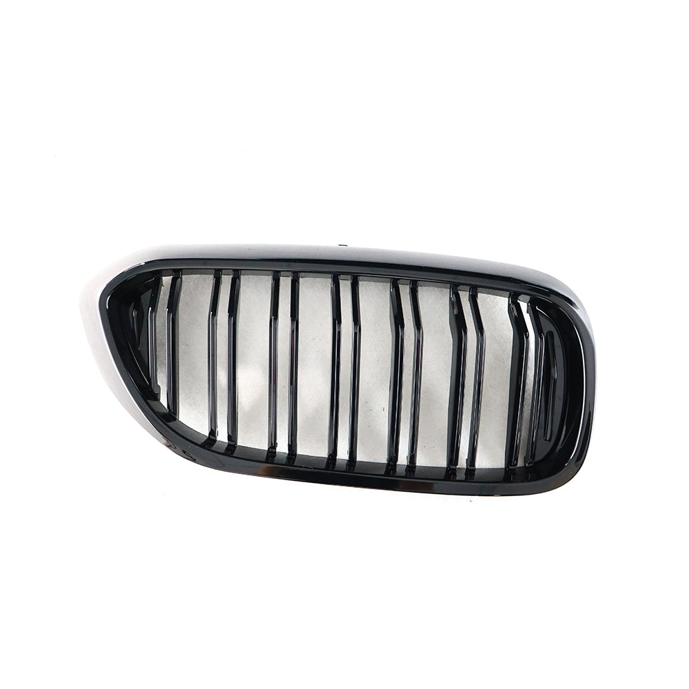 BMW G30 Dual Slat Front Grilles Gloss Black 2017 - 2020