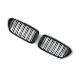 BMW G30 Dual Slat Front Grilles Gloss Black 2017 - 2020