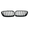 BMW F30 Dual Slat Front Grilles Gloss Black 2013 - 2018