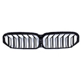 BMW G30 LCI Dual Slat Front Grilles Gloss Black 2020 - 2023