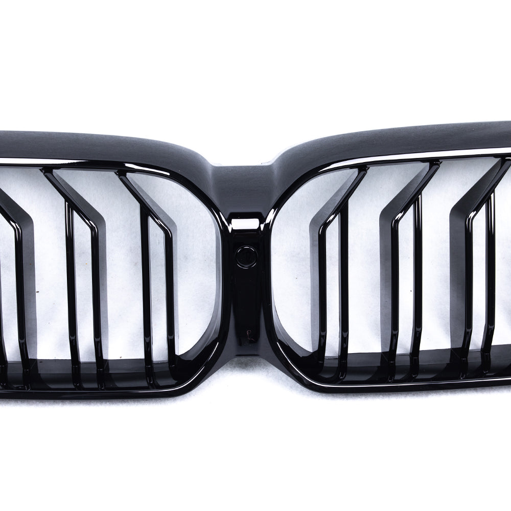 BMW G30 LCI Dual Slat Front Grilles Gloss Black 2020 - 2023