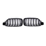 BMW F30 Dual Slat Front Grilles Gloss Black 2013 - 2018