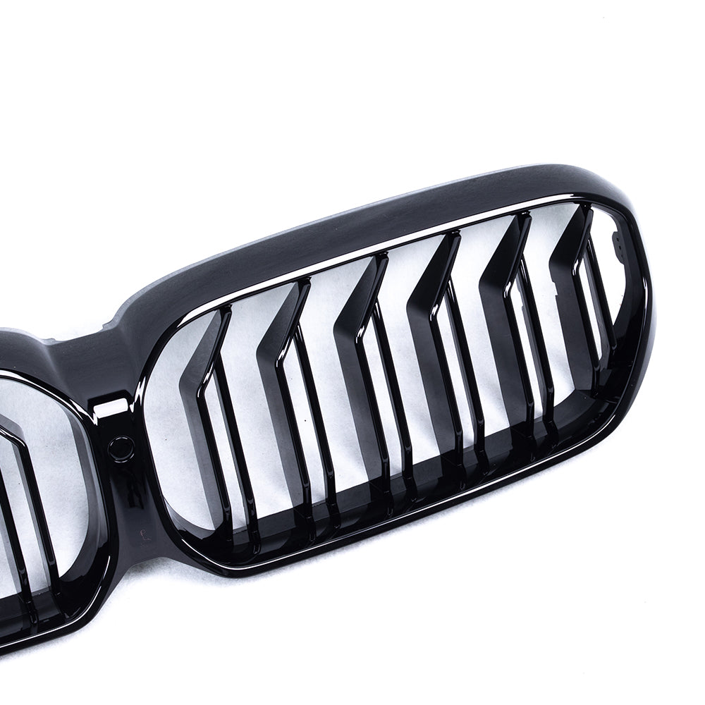BMW G30 LCI Dual Slat Front Grilles Gloss Black 2020 - 2023