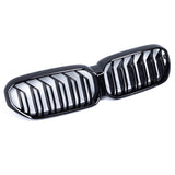 BMW G30 LCI Dual Slat Front Grilles Gloss Black 2020 - 2023