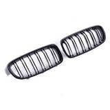 BMW F30 Dual Slat Front Grilles Gloss Black 2013 - 2018