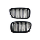 BMW F20/F21 Dual Slat Front Grilles Gloss Black 2015 - 2019