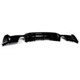 BMW MP Style Rear Diffuser Dual Gloss Black F32/F33/F36 2013 - 2020