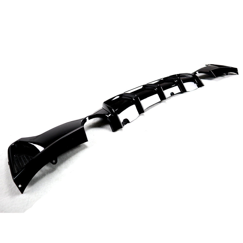 BMW MP Style Rear Diffuser Dual Gloss Black F32/F33/F36 2013 - 2020