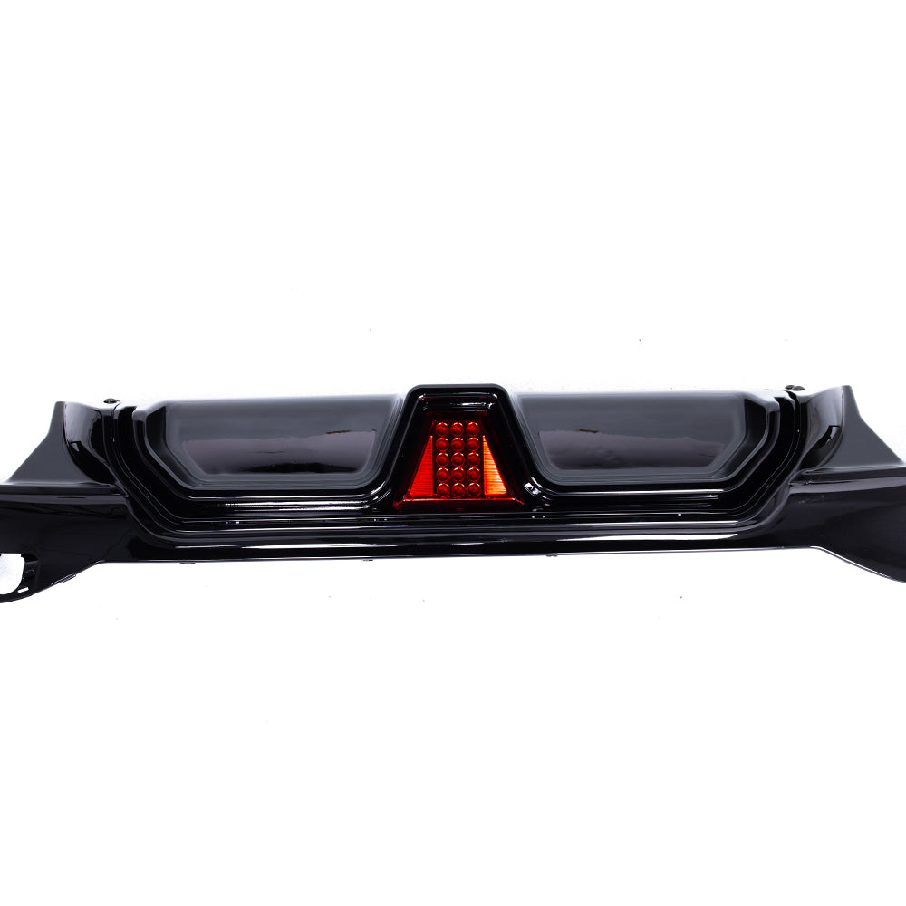 BMW G30 CS Style Rear Diffuser with LED Gloss Black 2017 - 2023