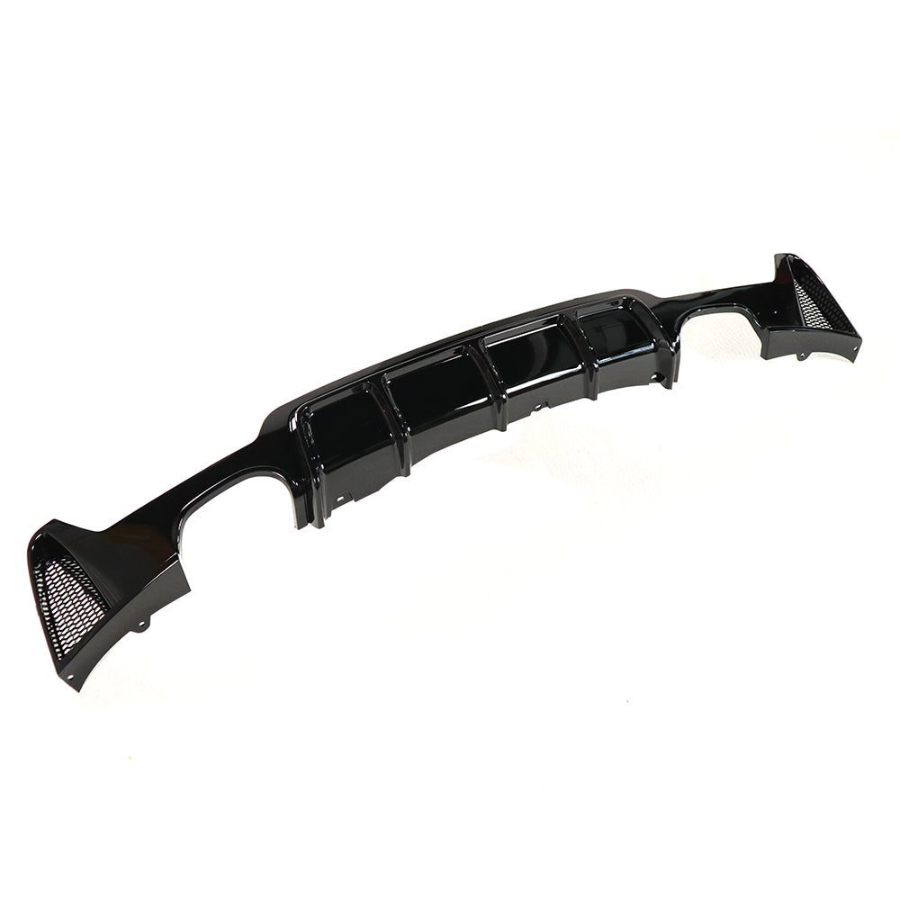 BMW MP Style Rear Diffuser Quad Gloss Black F32/F33/F36 2013 - 2020