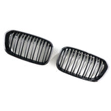 BMW F20/F21 Dual Slat Front Grilles Gloss Black 2015 - 2019