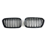 BMW F20/F21 Dual Slat Front Grilles Gloss Black 2015 - 2019
