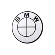 BMW White Emblem Badge