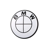 BMW White Emblem Badge