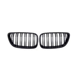 BMW F22/F23 Dual Slat Front Grilles Gloss Black 2014 - 2019