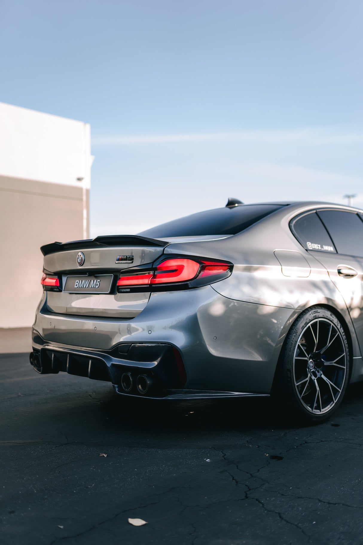 BMW 3D Carbon Fibre Rear Diffuser F90 M5 / G30 5 Series 2017-2023