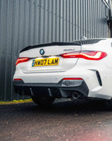 BMW 3D Carbon Fibre Rear Diffuser G22 / G23 / G26 4 Series & I4 2021+