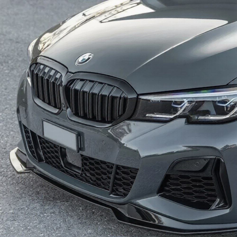 BMW G20 MP Style Front Lip Gloss Black 2019 - 2022