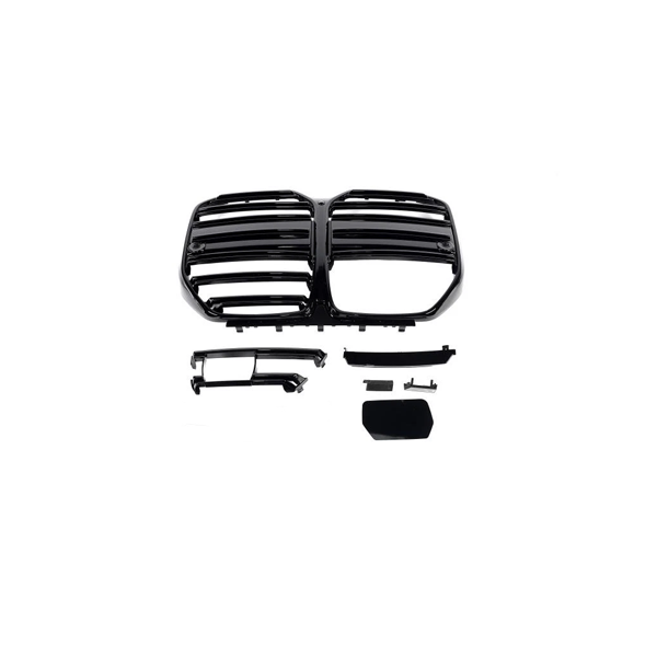 BMW M Performance Dual Slat 4 Series G22 Gloss Black Grille 2021+