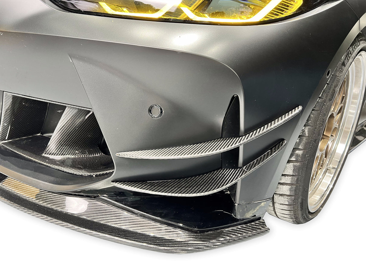 BMW AC Front Carbon Fibre Canards G80 M3 / G82 G83 M4 2021+
