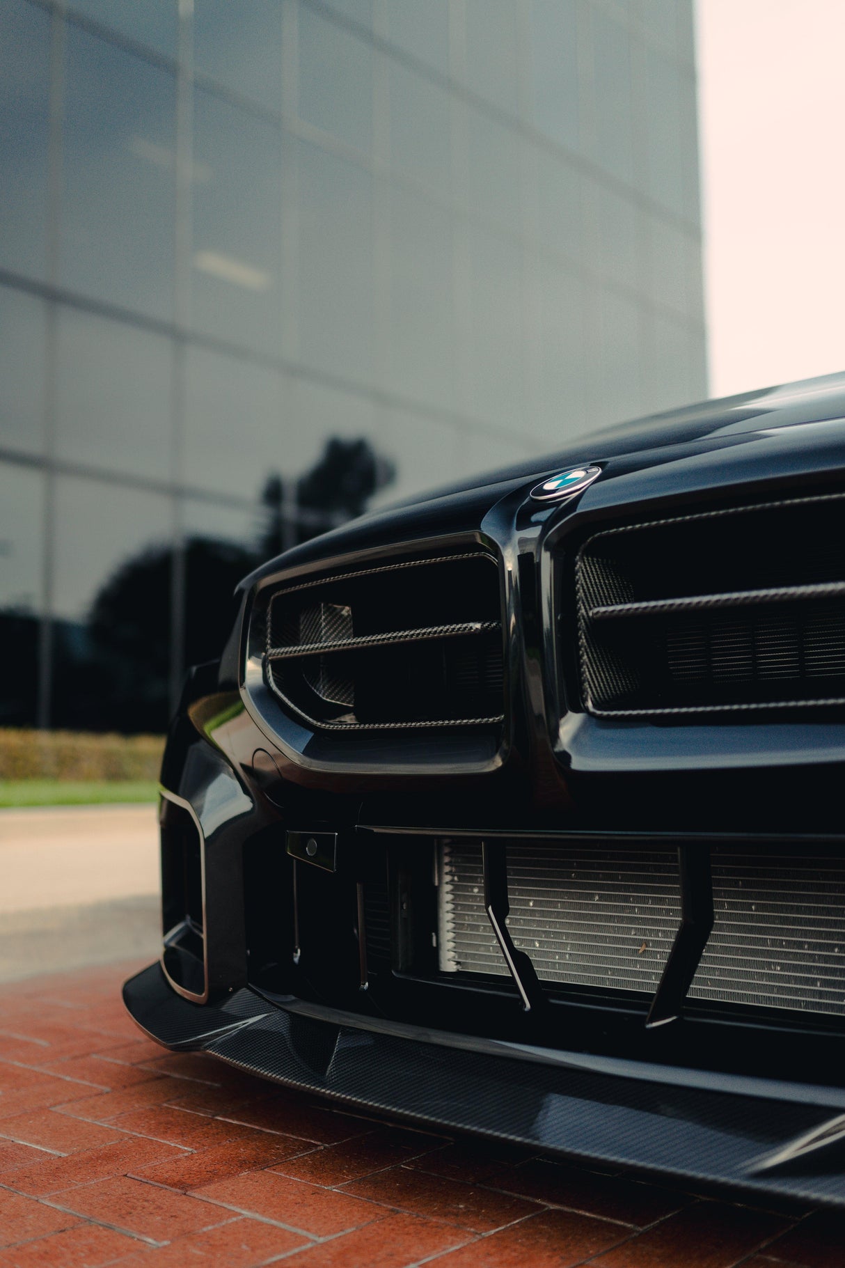BMW Alpha N Front Grilles Carbon Fibre G87 M2 2023+
