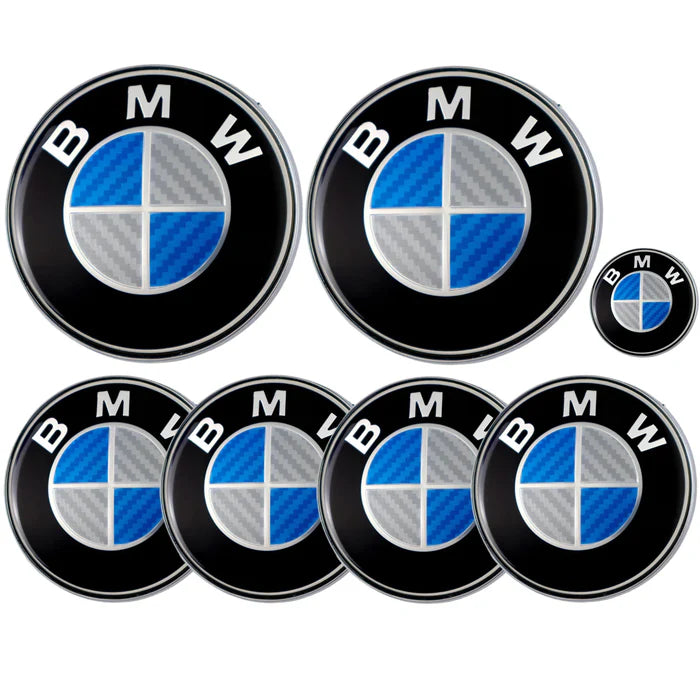 BMW Emblem Badge - Blue & Grey