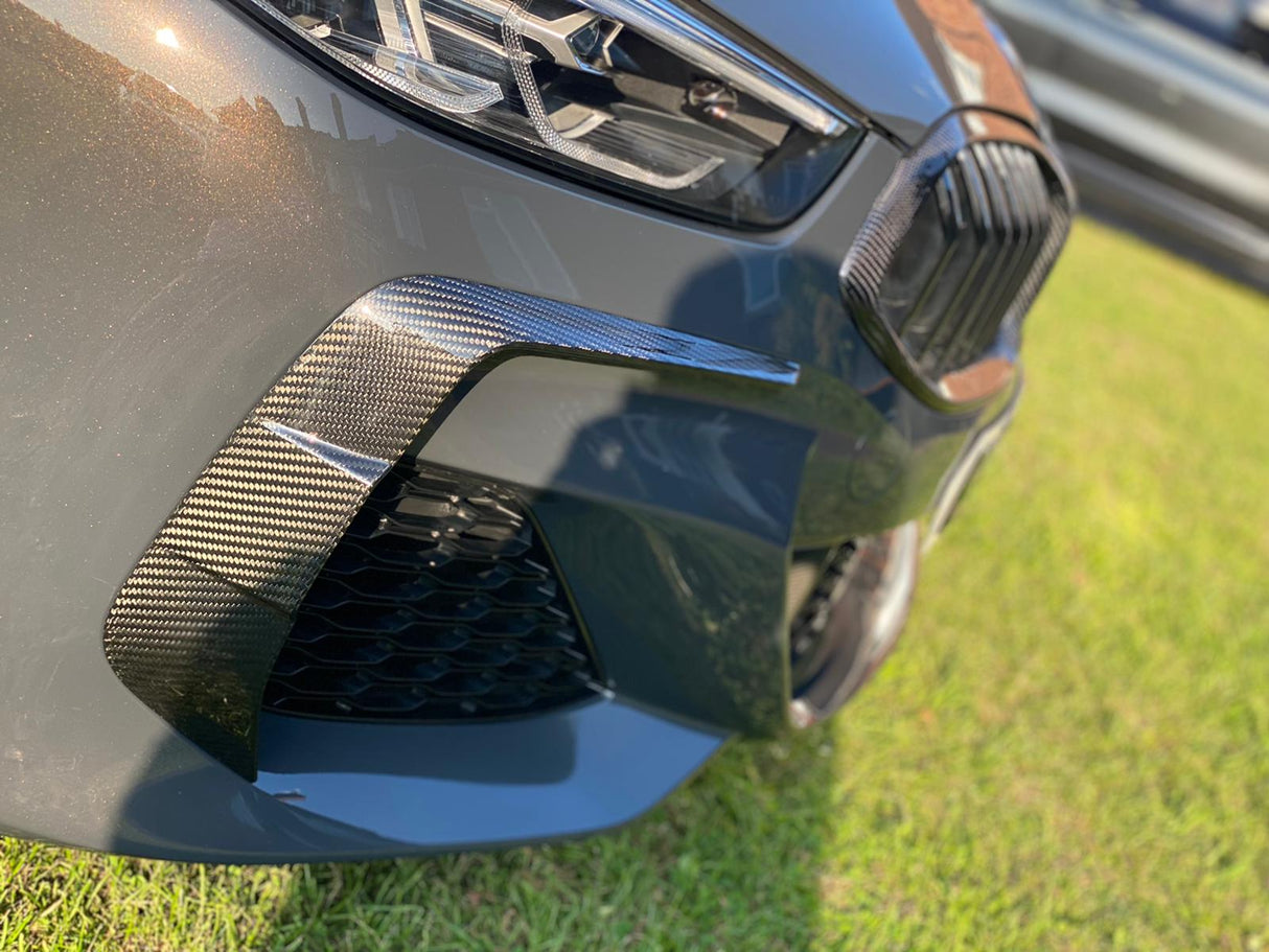 BMW Front Upper Splitters Carbon Fibre G14 G15 G16 8 Series